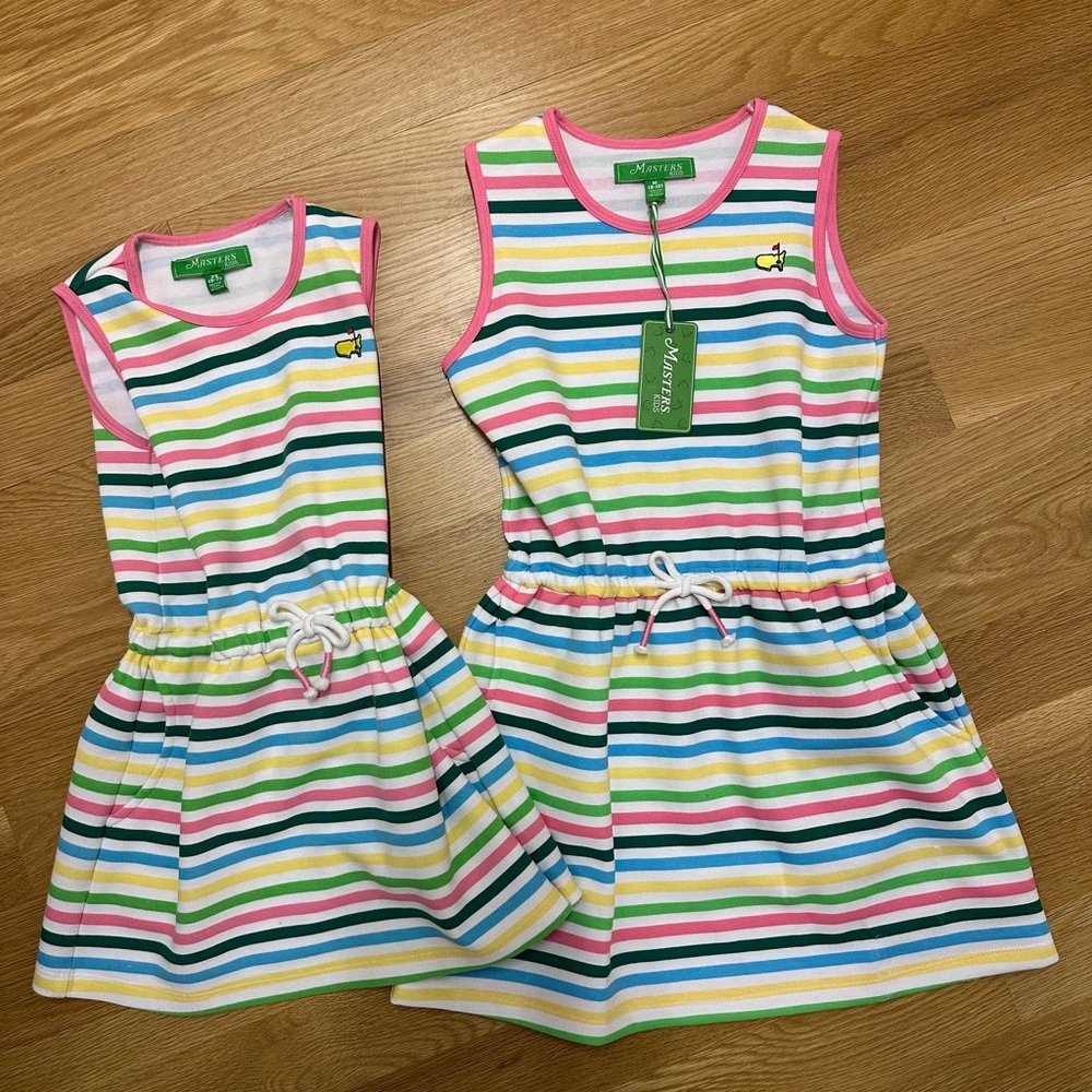 Two Masters Colorful Striped Kids Dress